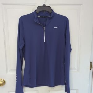 Nike Purple Dri-Fit Element 1/2 Zip Running Top